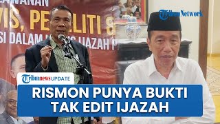 Rismon Tak Takut Diperiksa Jadi Tersangka, Klaim Punya Bukti Tak Manipulasi & Edit Ijazah Jokowi