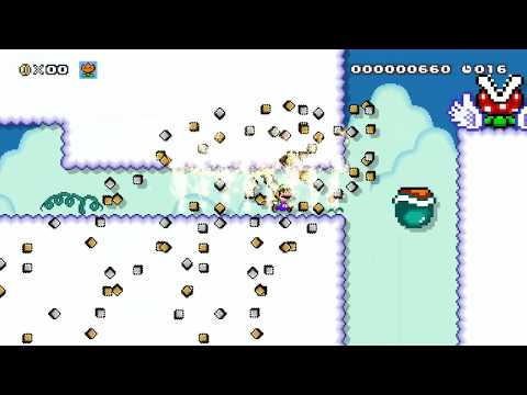 20 sec:in the heavens by Æ em link - Super Mario Maker 2 - No Commentary 1by 1bz