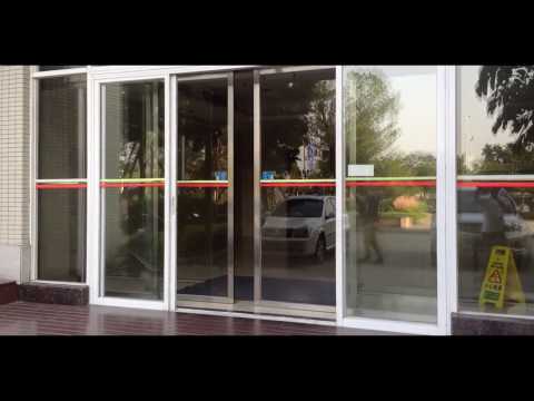 Commerical Double Silding Glass Doors