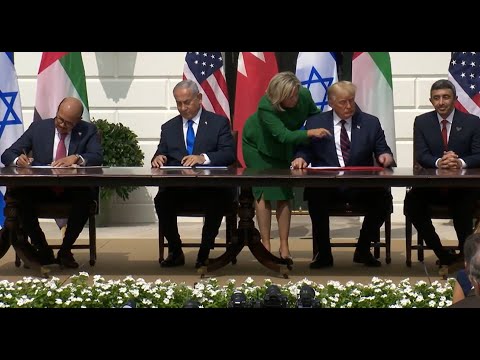 Trump, Israel , UAE & Bahrain @ Abraham Accords Signing Ceremony