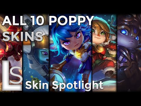 ALL POPPY SKINS 2021 - Skin Spotlight - League of Legends