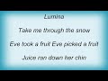 Joan Osborne - Lumina Lyrics