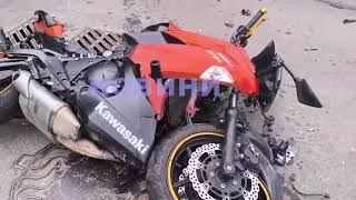 В центре Николаева мотоцикл врезался в «Мерседес»: мотоциклист погиб