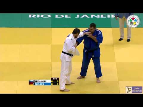 Judo 2013 World Championship Rio de Janeiro: Mikhaylin (RUS) - Toelzer (GER) [+100kg] bronze