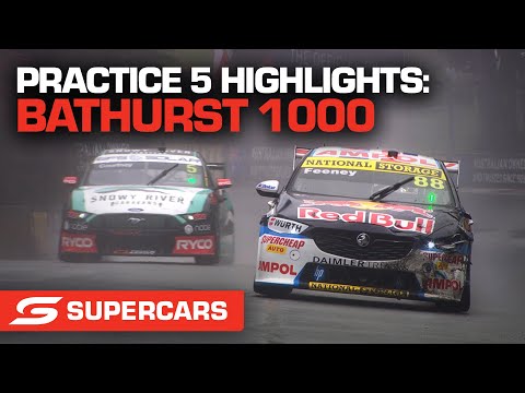 SUPERCARS 2022 Repco バサースト1000 FP5ハイライト動画
