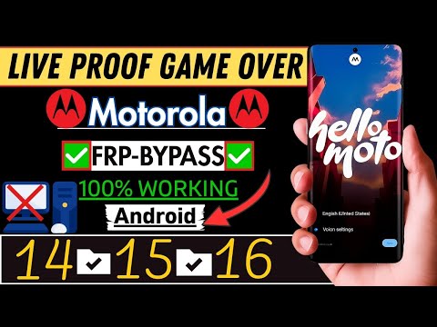 📱 How to Bypass Google Account Lock on Any Motorola 2026 | Android 14/15/16 | No PC