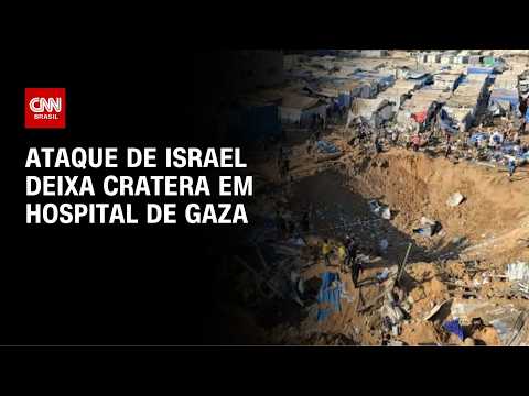 Ataque israelense deixa cratera em hospital de Gaza, apesar de cessar-fogo | AGORA CNN
