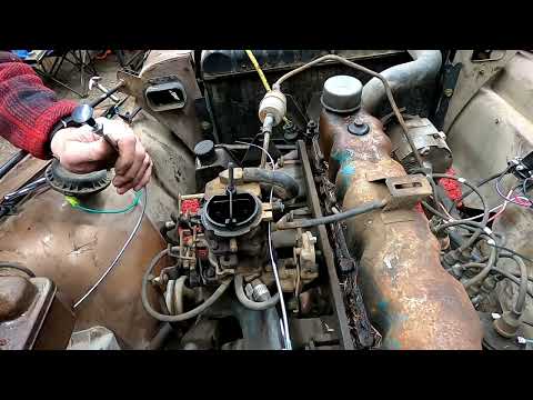 Jeep CJ choke install