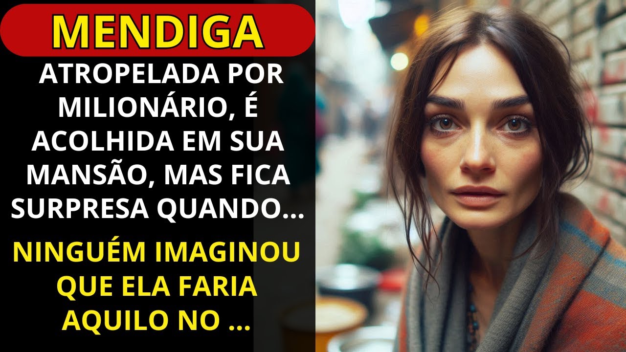 MENDIGA ATROPELADA POR MILIONÁRIO, É ACOLHIDA EM SUA MANSÃO, MAS FICA SURPRESA QUANDO ...