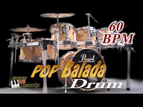 Pop Balada 60 bpm - Drum rhythm in ballad