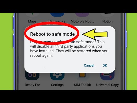 What is Reboot to safe mode in Motorola Edge 30