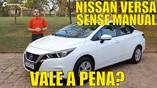 Nissan Versa Sense manual 2022 - Vale a pena?