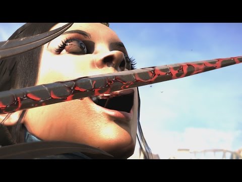 Mortal Kombat X - Kitana/Mileena Mesh Swap Intro, X Ray, Victory Pose, Fatalities and Brutality Video