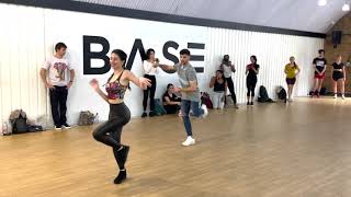 Sabor A Melao - Daddy Yankee &amp; Andy Montanez | SALSA FOOTWORK ON1 DEMO | DAN &amp; JADE