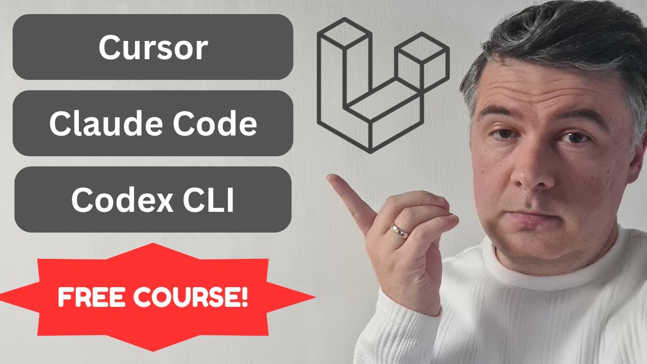 How I Use AI for Laravel: Cursor, Claude Code, Codex (1-Hour Course)