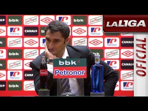 Rueda de Prensa de Valverde tras el Athletic Club (1-0) Valencia CF - HD