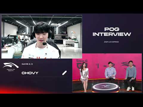 Interview with Chovy | GEN vs. HLE H/L 01.24 | 2021 LCK Spring Split
