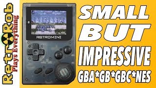 Retro Mini Unboxing, Review and Gameplay. Gameboy Advance Clone With Benefits!