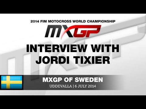 MXGP of Sweden 2014 Interview with Jordi Tixier - Motocross