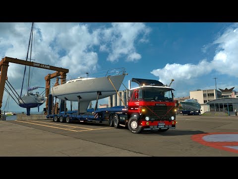 ITALIA SICILIA | SCANIA 141 | De Palermo a Catania Transportando un Yate