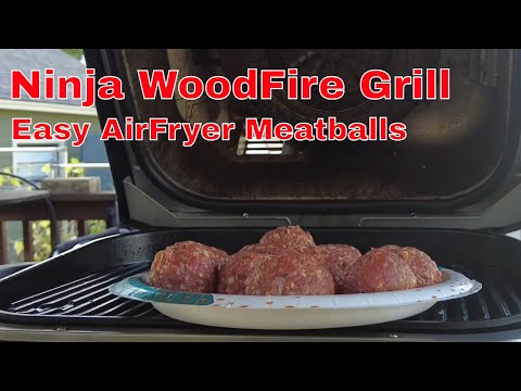 Air Fryer Meatballs Recipe Easy Meatballs in the Ninja WoodFire Grill