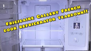 Frigidaire FRFG1723AV Gallery French door refrigerator: how to disassemble