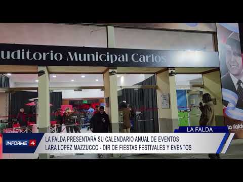 LARA LOPEZ MAZZUCCO - LA FALDA PRESENTARÁ SU CALENDARIO ANUAL DE EVENTOS