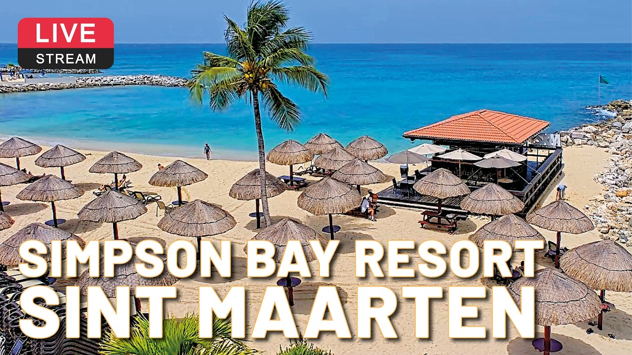 Live webcam view of Simpson Bay Beach Resort