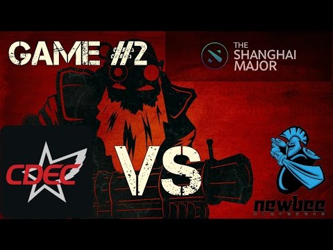 NewBee vs CDEC.Avengers The Shanghai Major 2016 China Qualifier Game #2 of 3