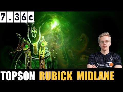 🤯 TOPSON [RUBICK] MID 7.36C - DOTA 2 HIGHEST MMR MATCH  #dota2gameplay   #dota2   #topson