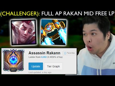This guy told me to try FULL AP Rakan mid.. but it turns out it's a challenger strategy