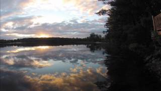 preview picture of video 'Time Lapse Sunset on Tripp Lake in Poland, Maine'
