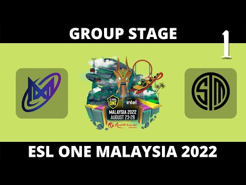 Nigma Galaxy vs TSM FTX Game 1 | Bo2 | Group Stage ESL One Malaysia 2022