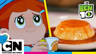 Ben 10 Pepperoni Pizza & Crème Caramel 🍕 🍮 | Cartoon Network Menu with @fatafeat