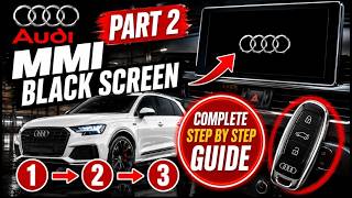 Audi MMI Black Screen? Do This First!