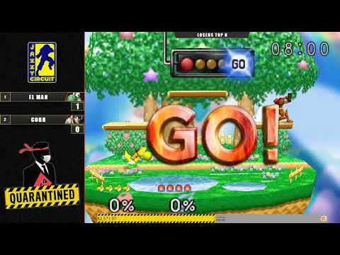 Quarantined Rapport WC Top 12 - eL maN (Yoshi) Vs. cobr (Falcon, Samus) Super Smash Bros - SSB64