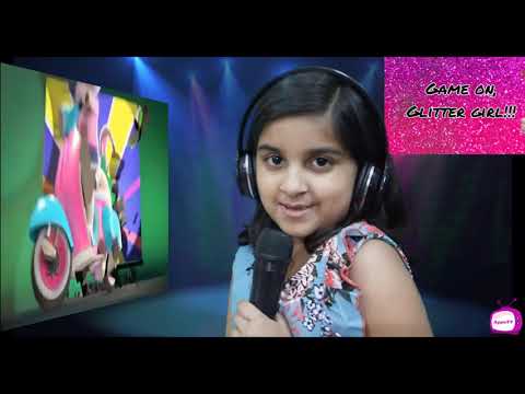 Game on Glitter Girl by Apurvika 🎤 | LYRICS | Song by Talking Angela ❤️