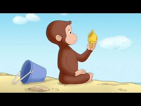 Capa de Dia na Praia 🏖️ George, o Curioso | Desenhos Animados em Português