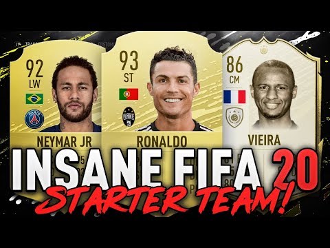 My INSANE FIFA 20 STARTER TEAM!!
