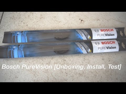 Bosch PureVision Wiper [Unboxing, Install, Test]