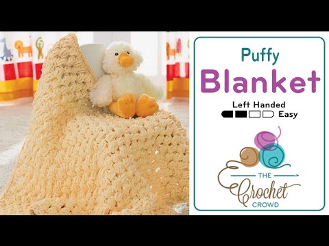 Left Hand Crochet for Beginners Baby Blanket Pattern The Crochet Crowd