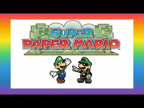 Super Paper Mario OST - Mr.L, Green Thunder (Pitched down + effects)
