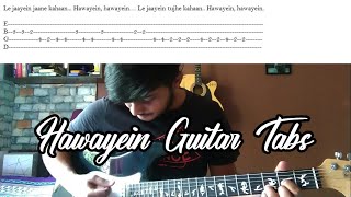 Hawayein Guitar Tabs With Backing Track  Jab Harry