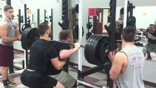 preview picture of video 'Logan Bryer (16 year old Junior) 455 squat'