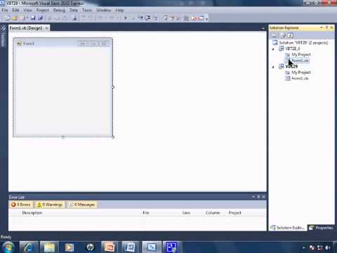 Visual Basic 2010 Express Tutorial 29   Making A Class 2