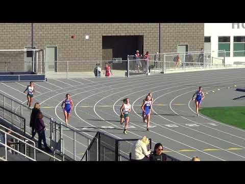 VarG 200m vs Newport 3-28-18 - Los Alamitos Girls