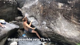 Video thumbnail de The impossible reta, 7b+. Brione