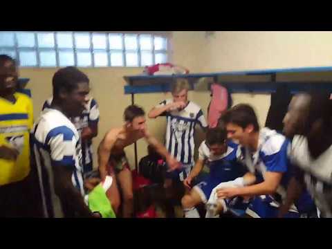 Cri de joie u18 après Chadrac - Langogne victoire 1 à 0