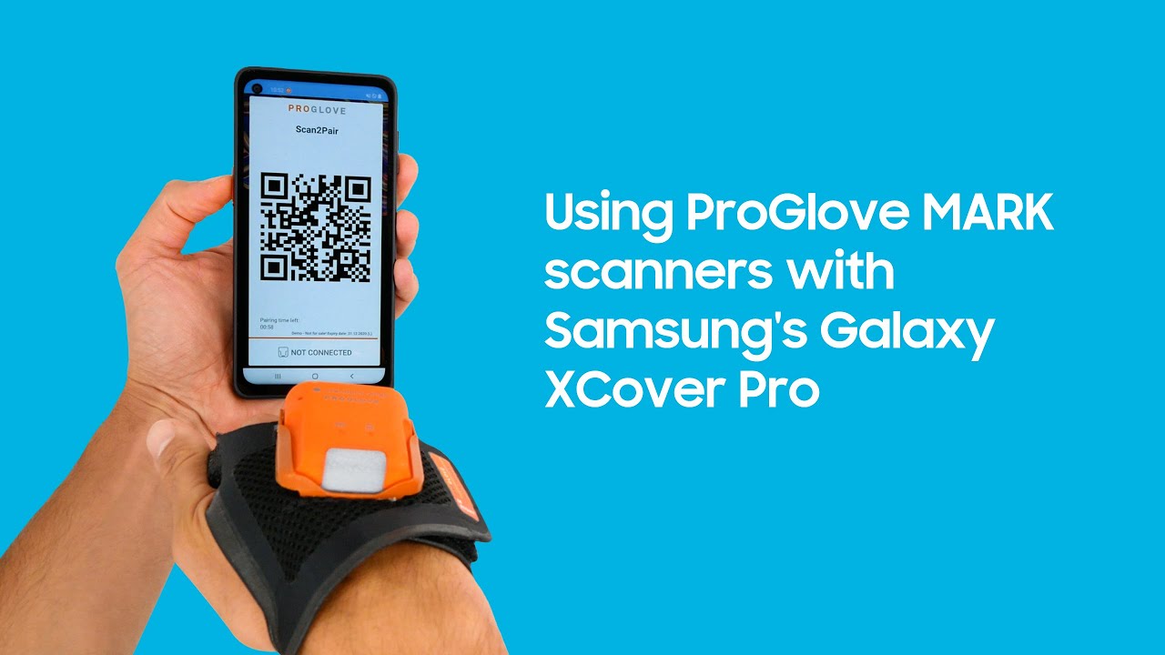 Using ProGlove MARK scanners with Samsung's Galaxy XCover Pro