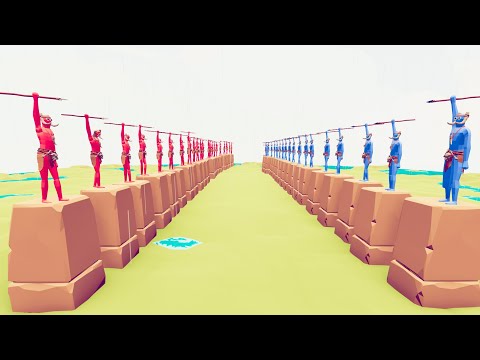 Face To Face Battle Between Ranged Units Tabs - Totally Accurate Battle Simulator
